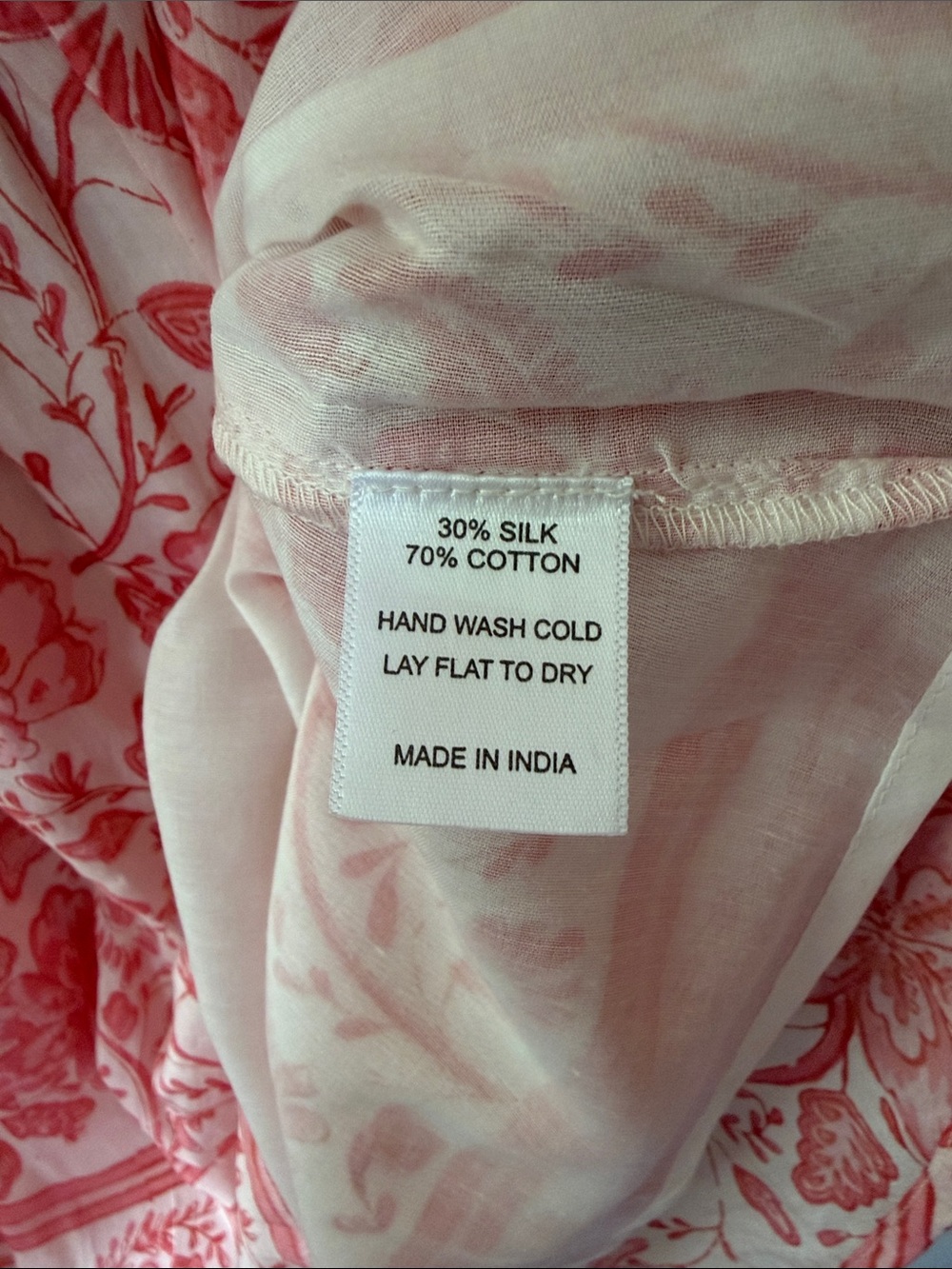 Bell by Alicia Bell Meadow/Lola Mini Dress Small Pink Silk Cotton Vacation Beach - Picture 8 of 9